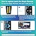 Magic Remote for LG UHD OLED QNED NanoCell Webos Smart TV Magic Remote Control Replacement AKB75855501 AN-MR20GA MR19BA MR21 MR22 MR23 MR24 GA GN GC MR18BA MR650A, with Voice and Pointer Function