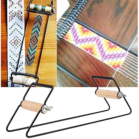 Web-Perlenmaschine - Holz & Edelstahl DIY handgemachte Strickmaschine Web-Perlen-Set Cover