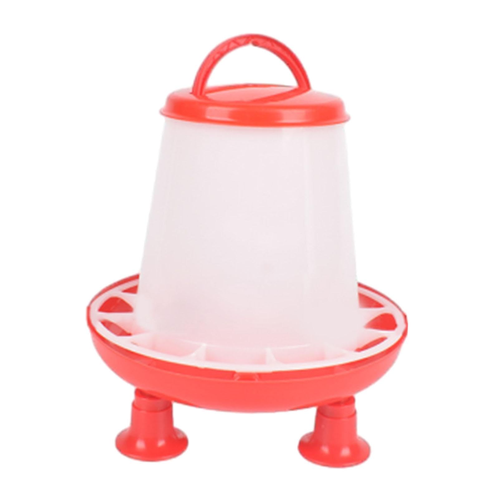 Mangeoire Automatique pour Poules Récipient Distribution Aliments Volaille Abreuvoir Nettoyage Pratique Accessoires Robustes Adapté à Élevage, Mangeoire 3kg