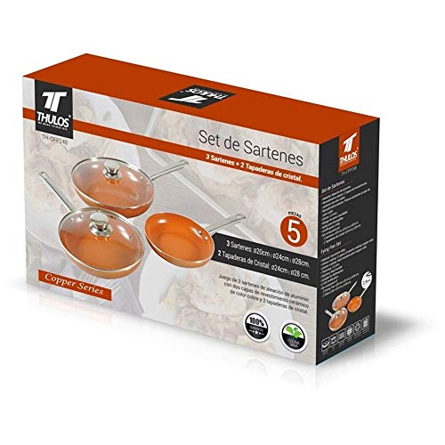 Vista superior Thulos set Naranja