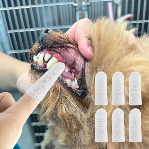 20 Stück Hundezahnbürste, Fingerzahnbürste Hund,Hundezahnbürste Fingerling Wiederverwendbar, Pet Finger Zahnbürste, Fingerlinge Hunde Zahnpflege,für Hunde Katzen Zahnpflege, Zahnreinigung