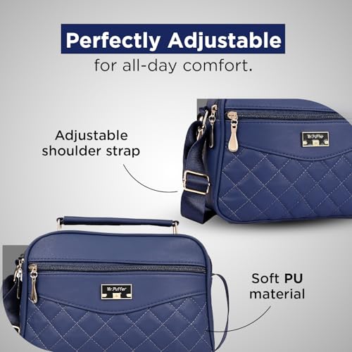 Image of Sling Bag for Women | Classic Stylish Handbag for Girls with Adjustable Strap