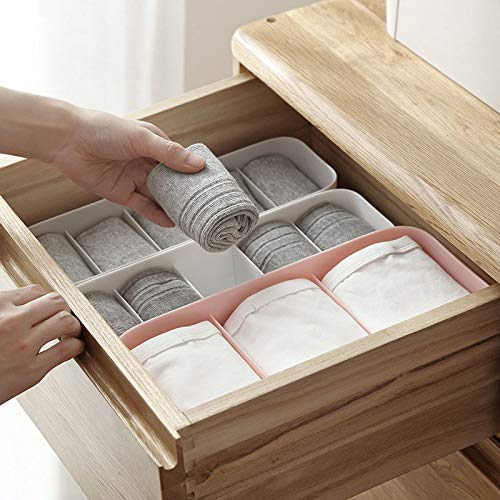 Tik Tok nhà tủ quần áo ba trong một ngăn kéo vớ separator Organizer tường treo t