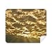 Dark Sky Sunshine Yellow Clouds Cleaning Cloth Screen Cleaner 2pcs Suede Fabric