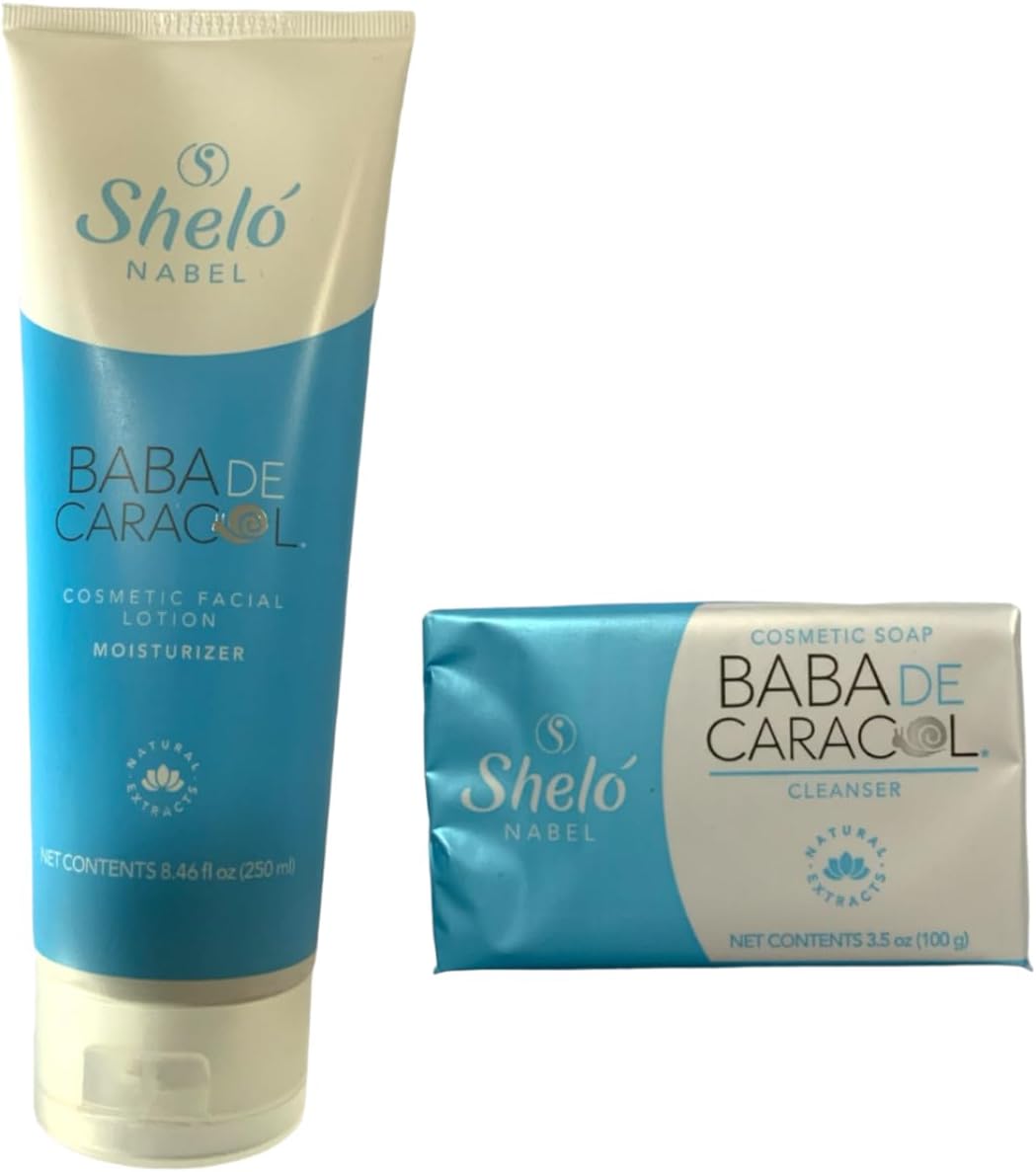 Sheló NABEL Kit BABA DE CARACOL FACIAL LOTION/BABA DE CARACOL SOAP