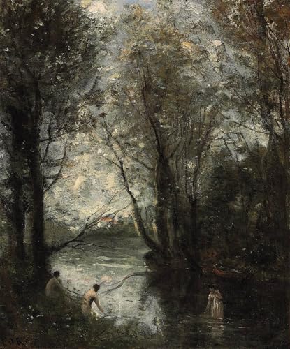 Tableaux Peinture sur Toile Jean Baptiste Camille Corot Décoration Chambre