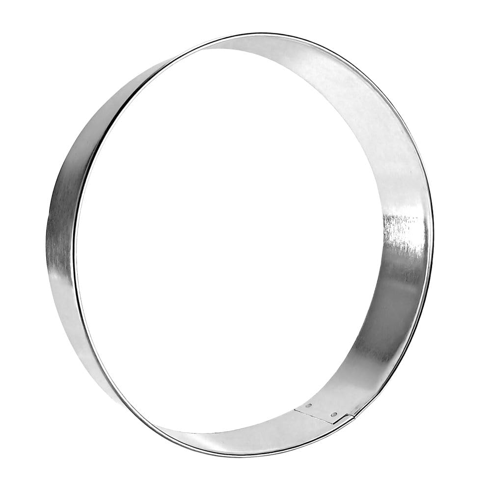 Biscuit Circle Shape 5 Inch Cookie Cutter from The Cookie Cutter Shop – Tin Plated Steel - Made in the USA