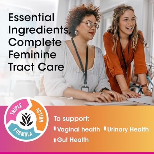 Image of vH Essentials Probiotic Gummies with Prebiotics & Cranberry, Concentrated Extract for Urinary Tract Health, Supports Vaginal Microflora Balance for a Healthy Feminine Tract, 60 Count