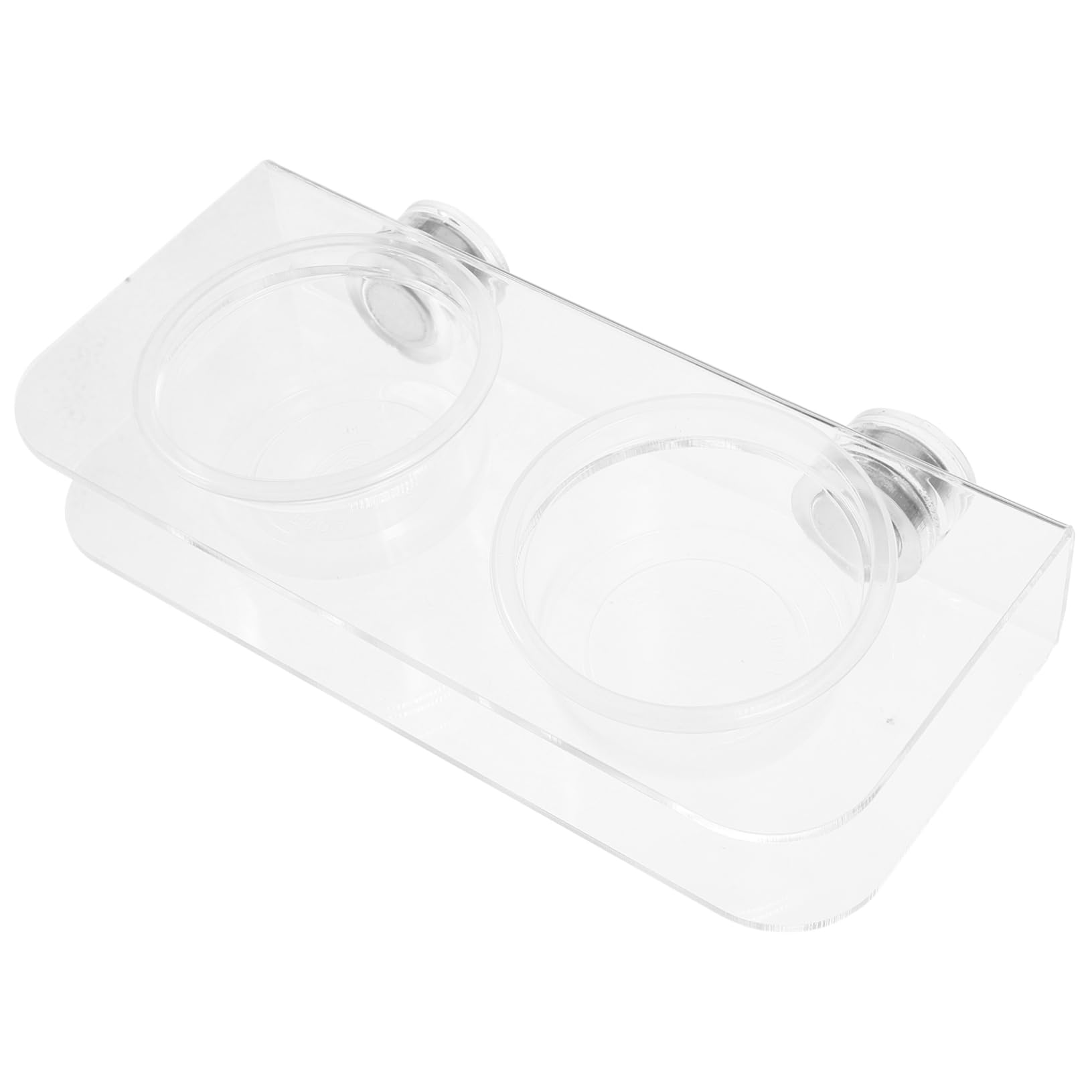 Sosoport 5juegos Taza De Alimentación Magnética para Reptiles Comedero y Bebedero para Geckos y Reptiles Resistente y con Cuencos para Terrarios y Paisajismo
