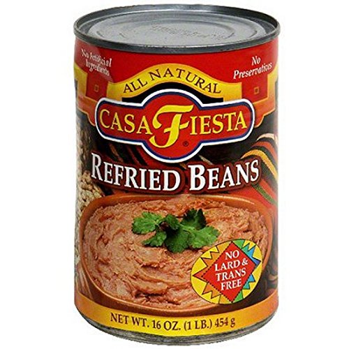 CASA FIESTA, Refried Beans, Pack of 3, Size 16 OZ