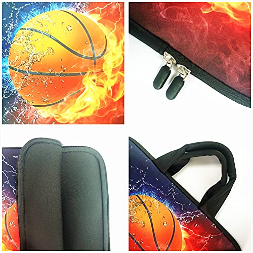 11" 11.6" 12" 12.1" 12.5" Inch Laptop Carrying Bag Chromebook Case Notebook Ultrabook Bag Tablet Cover Neoprene Fit Samsung Google Acer Hp Dell Lenovo Asus (11 11.6 12.1 12.2 Inch, Basketball) #TOP2