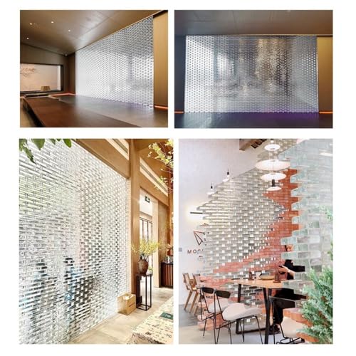 Brique de verre solide transparente de cloison decoration batiment et hotel