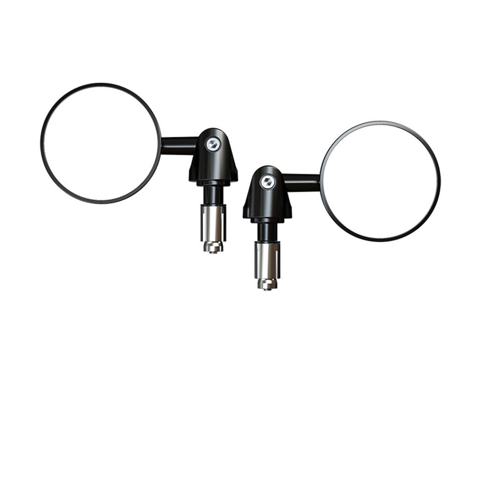 Specchietto retrovisore per Moto, 2 Pezzi/Coppia, Rotondi, da 7/8" per Manubrio, Pieghevoli, Laterali, per Moto, per Bar, per retrovisore Bici.