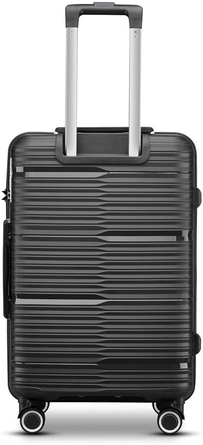 Hardshell Lightweight Durable Travel Suitcase, with Quite 360 Spinner Wheels, Expandable TSA Lock Carry on Luggage, 20-Inch, Gray - Image 3