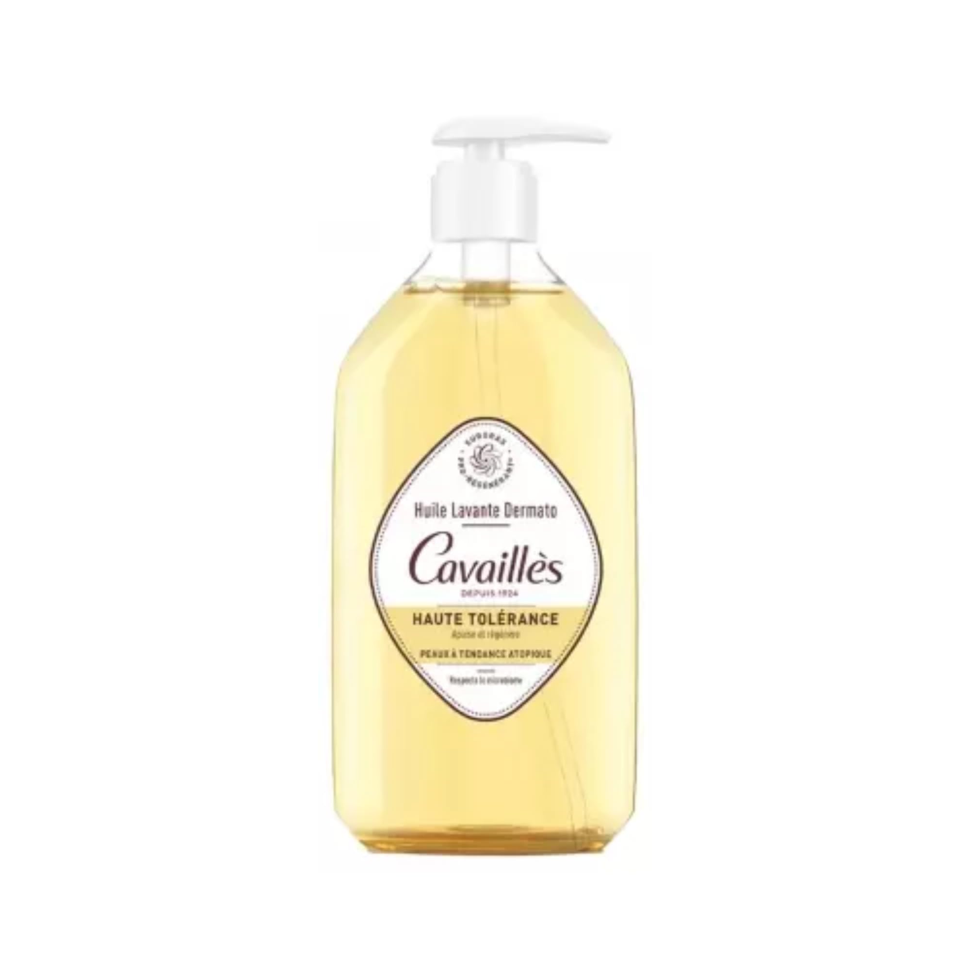 Huile Lavante | Dermato Haute Tolérance | Apaise & Régénère | Pro-Régénérant | Nettoie & Protège en douceur | Peaux à Tendance Atopique | Dès 1 an | 85% d'origine naturelle | Lot de 2x500mL