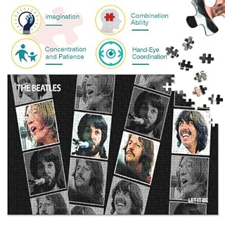 Puzzles 500 pièces pour Adultes Les Beatles Puzzles pour Adultes Puzzles en Bois Puzzles pour Adultes Cadeaux (52x38cm) - Les Beatles, Paul McCartney, John Lennon, RIngo Starr, George Harrison Puzzles 500 pièces pour Adultes Les Beatles Puzzles pour Adultes Puzzles en Bois Puzzles pour Adultes Cadeaux (52x38cm) – Image 4