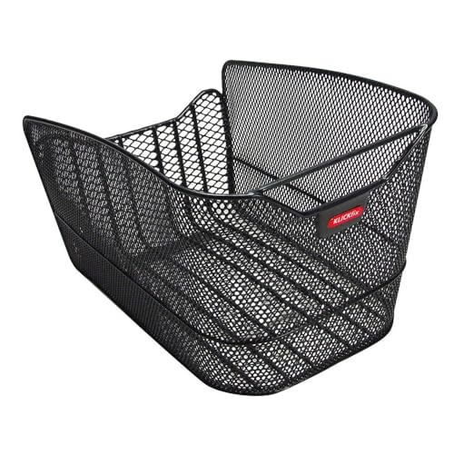 KlickFix Citymax Fix Hinterradkorb panier velo arriere mailles fines noir
