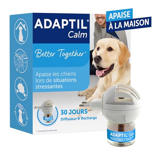 ADAPTIL Calm – Anti-stress pour chien – Diffuseur + Recharge 48 ml