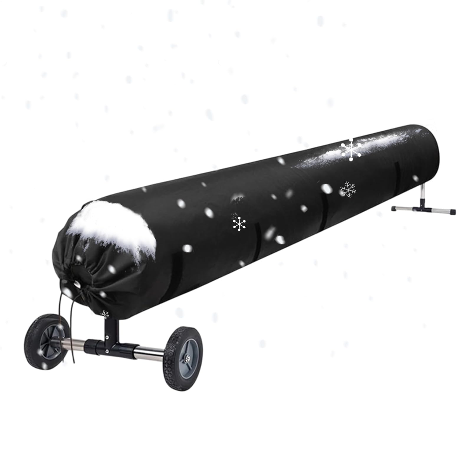 Housse De Protection pour Enrouleur Solaire De Piscine, 16FT/18FT Bâche De Protection en Tissu Oxford pour Enrouleur, Couvertures Étanche, Anti-Vent/Pluie/Poussière/UV pour Jardin, Piscine