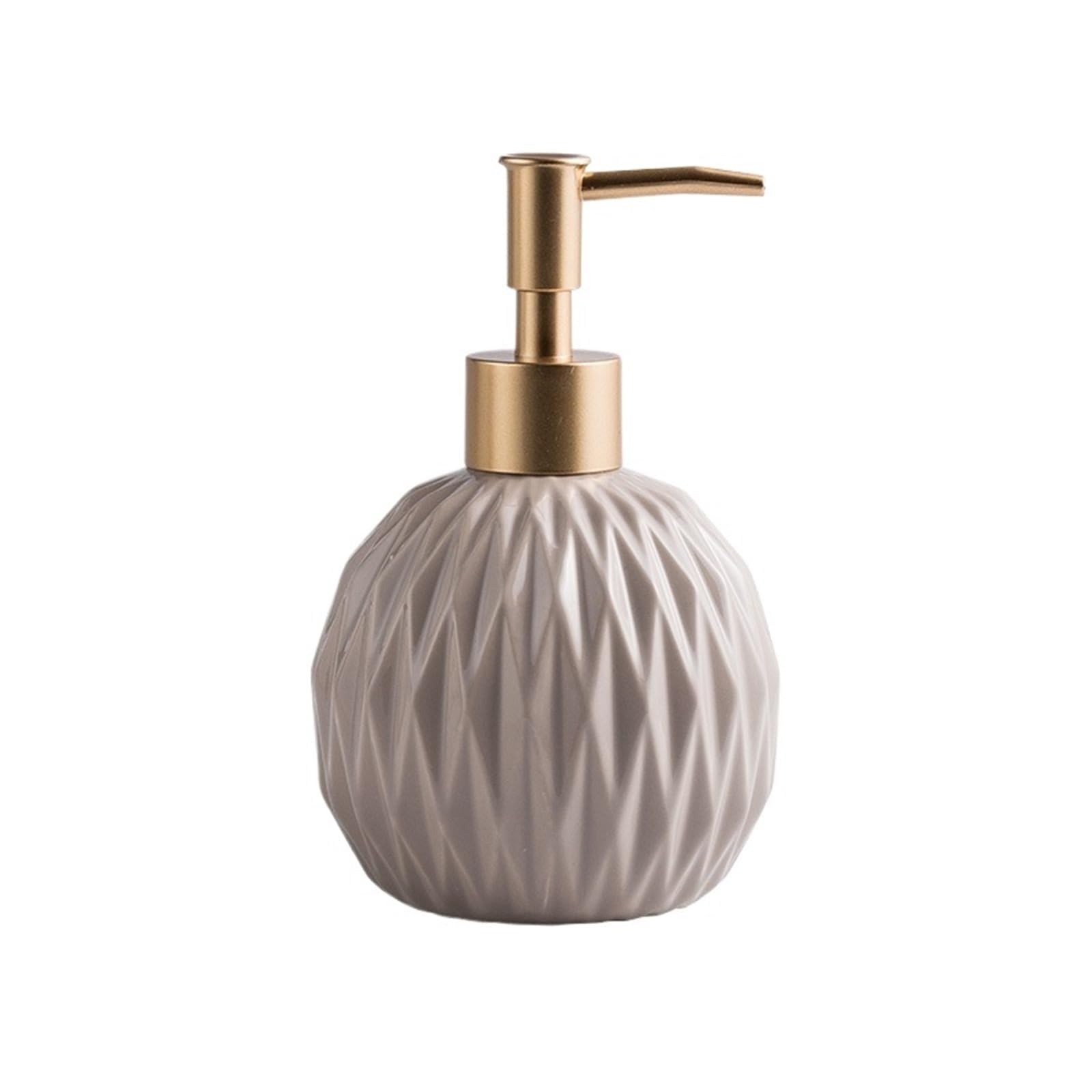 Cyairong-22 Bruin Soap Dispenser Modern Ceramic Pump Bottles Lotion Soap Dispenser For Kitchen Bathroom(Bruin)