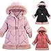 Toddler Girls Winter Jacket Coat Warm Clothes Kids Girls Fashion Long Sleeve Windproof Snowsuit Outerwear 4-5T