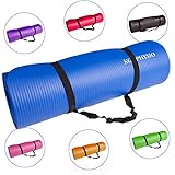 ✔ FUERTE – Esta grande colchoneta acolchada para yoga es la nuestra colchoneta más utilizada en casa