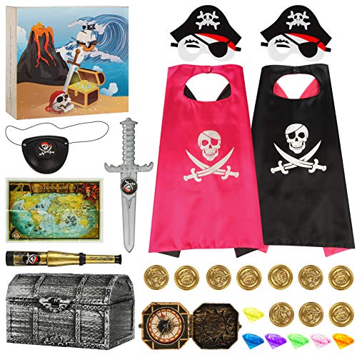 Judeus Ortodoxos Costumes - Pirate Cape Set Kids Pirate Costume Set Pirate Role Play Dress Up