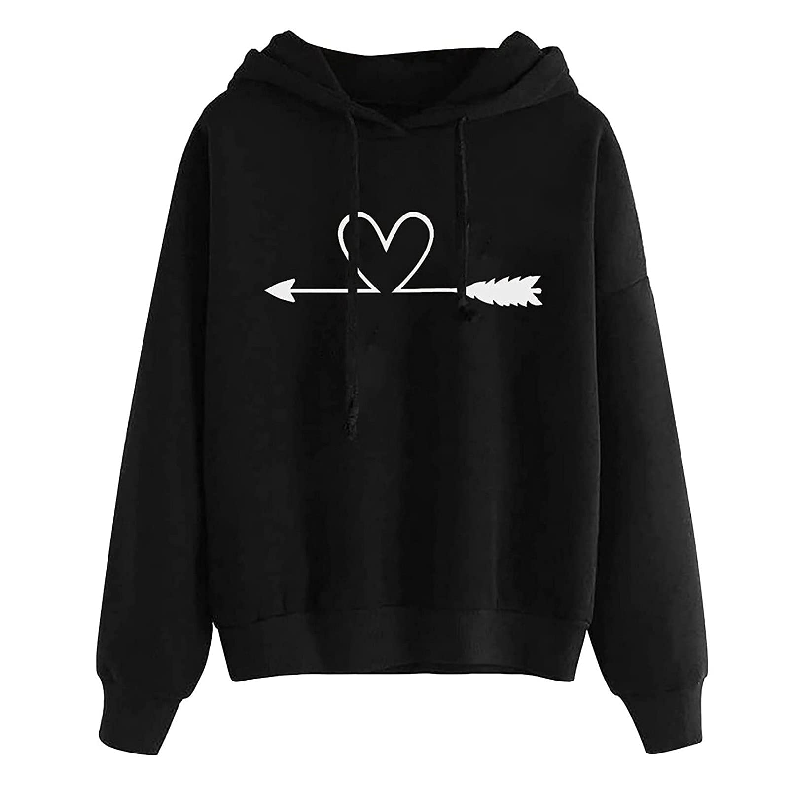 Sudaderas Con Capucha Mujer Impresión De Patrones Sudadera Suéter Con