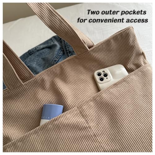 Tote bag para mujer con gran capacidad y cierre de cremallera miniatura 5