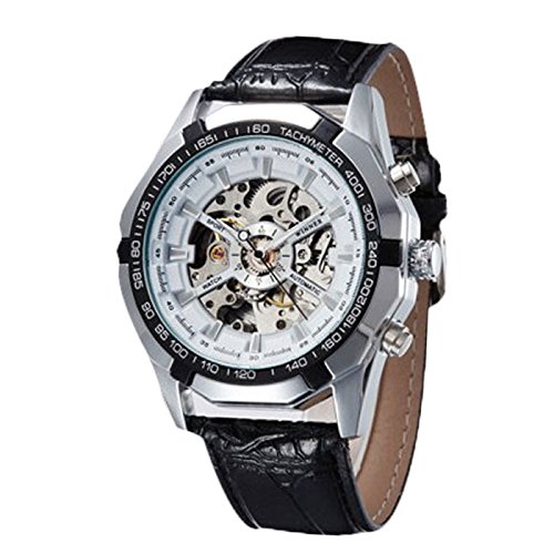 Creative 2015 Automatic Mechanical Watch Men Hollow Retro Machinery