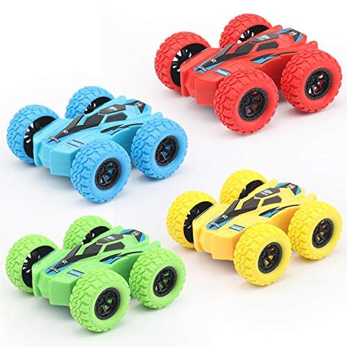 STERTOYS Pull Back Cars, 4 Pack Monster Toys Truck Double-Sided Friction Powered Vehicles Flips Shockproof Inertia Cars Push and Go Vehicles Best Party Gifts for 3-10Year Old Toddler Boys Girls (B0CZRKWPQB) Amazon Price History, Amazon Price Tracker