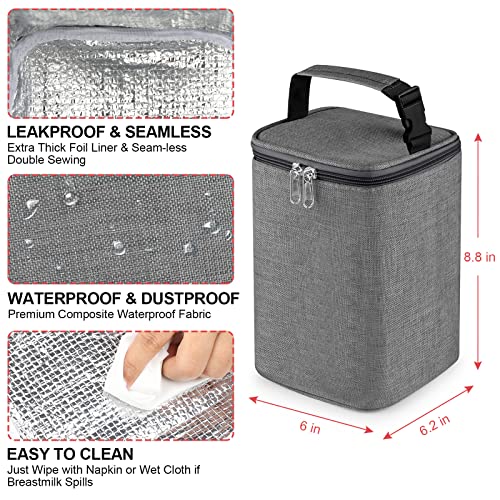 Accmor 4-Bottle Breastmilk Cooler Bag