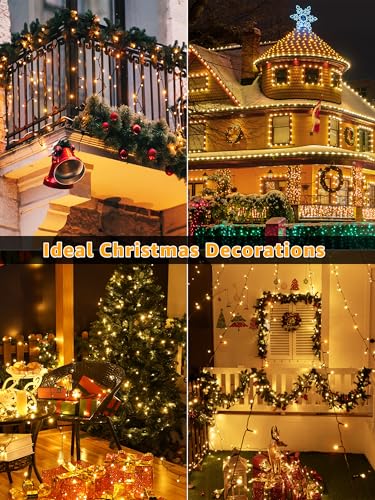 Brightchristmas NYA1000A 1000 Led 328 Ft Christmas Lights, Waterproof Outdoor String Lights With Remote And Timer, Christmas Tree Lights With 8 Modes Dimmable, Fairy Lights For Holiday Decor  thumb #7