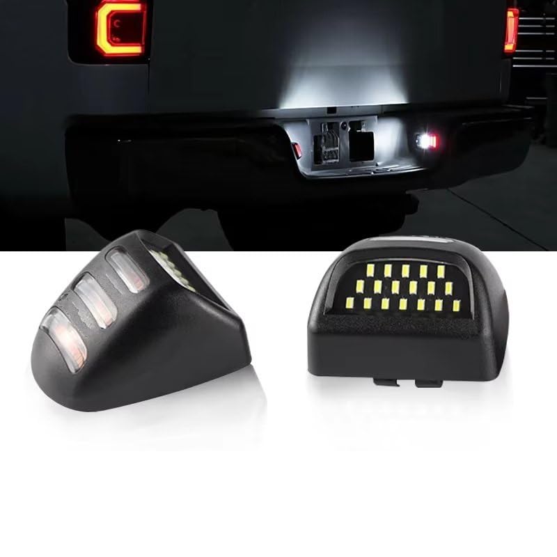 Luz de matrícula para Chevy Silverado de 2 piezas como luces traseras de recambio 7
