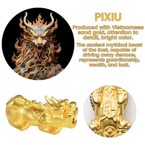 Feng Shui Wealth Bracelet, 12mm Black Obsidian Bracelets with Pixiu Character, Luck Protection Bracelet for Men, Women, Lovers, Couples, Parents4