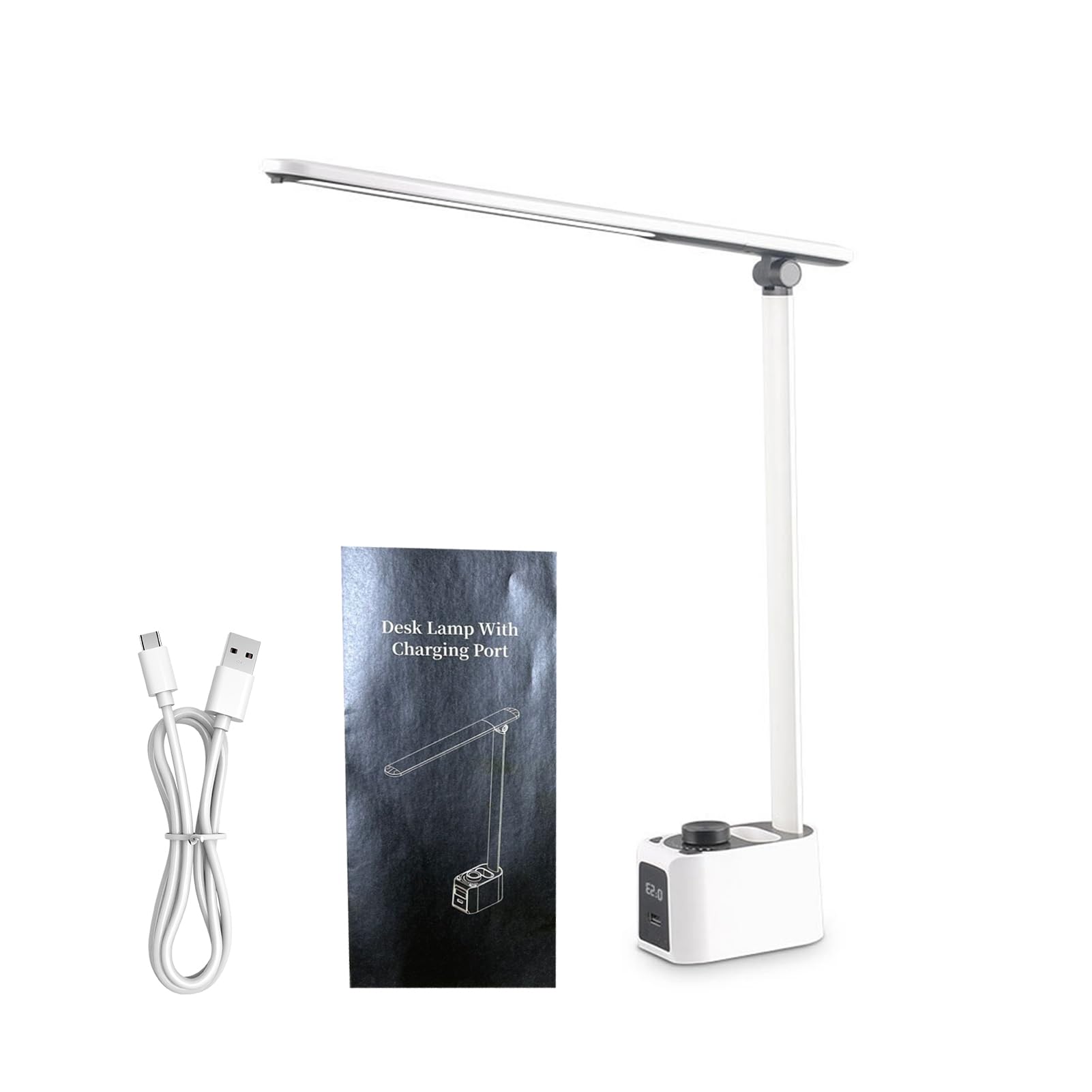 FTVOGUE do Ochrony Oczu z ładowaniem USB, Lampka Biurkowa, 5V (T221012U)