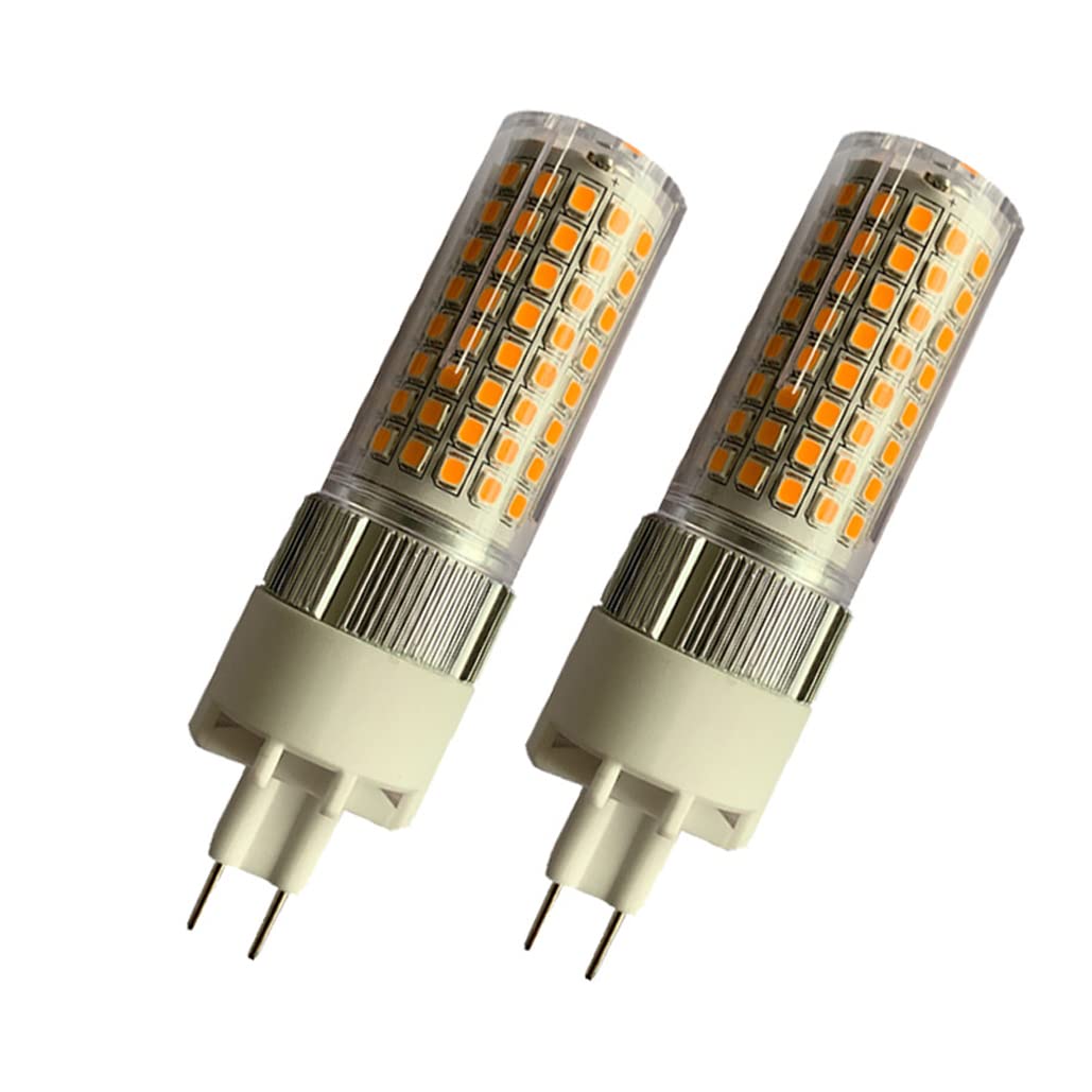G8.5 Lampadine LED Dimmerabili 120 LED Perline 2835SMD 3000-6000K G8.5 Lampadina LED a mais AC 85-265V per lampadari illuminazione domestica, angolo del fascio 360°, confezione da 2,Natural white,12W