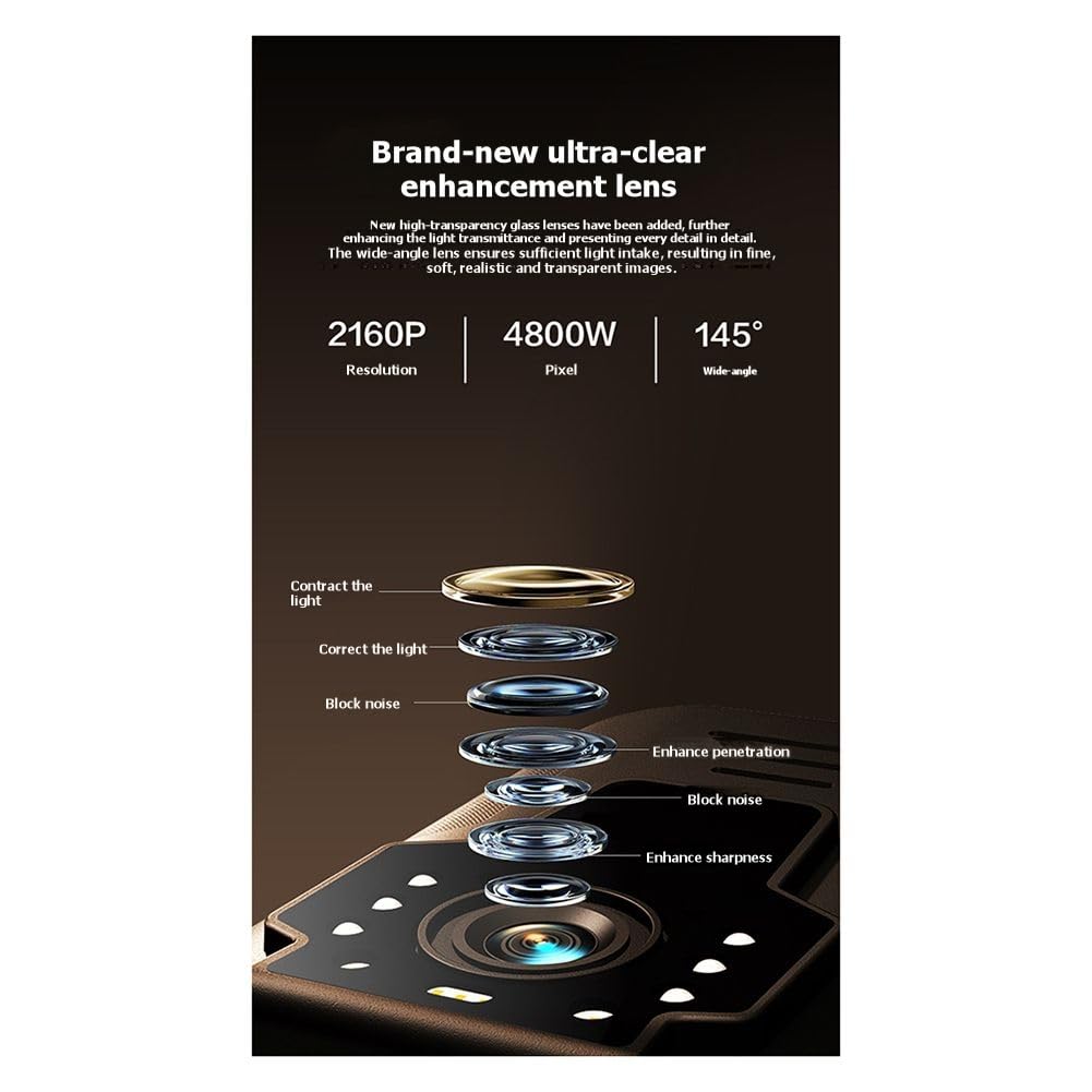 Caméra corporelle 4K Ultra HD, 3600mAh, Longue Autonomie Puissante