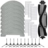 EasyByMall Komplettes Staubsaugerbürstenfilter und Wischtuch-Set für Monsga MR1 HR1010