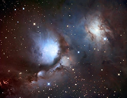 Messier 78 also known as NGC 2068 is a reflection nebula in the constellation Orion Poster Print by Robert GendlerStocktrek Images (17 x 11)