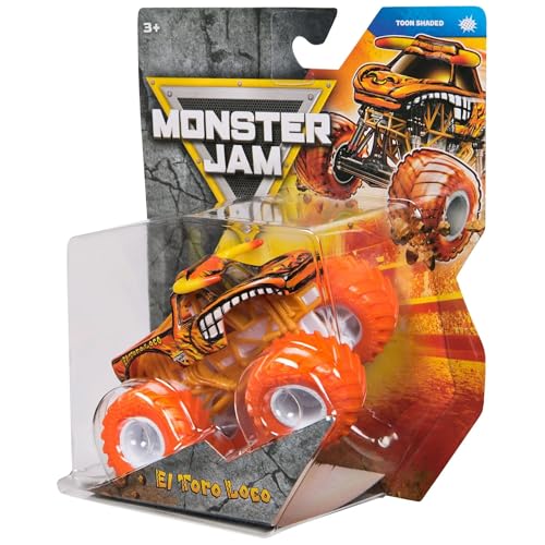 Monster Jam 2026 Official 1:64 Diecast Truck Series 45 Toon Shaded El Toro Loco