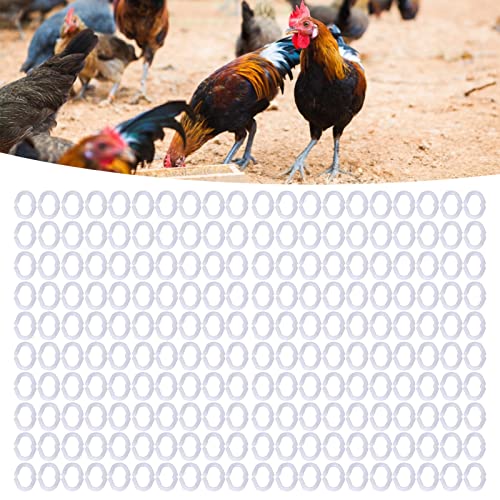 200 Peças de Clipes de Bico de Frango, Boca de Galo de Plástico, Clipe de Boca de Frango Reutilizáve
