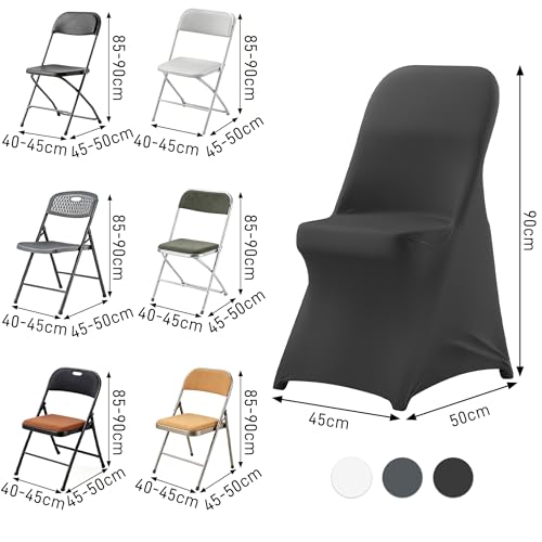 Housse de chaise pliante antidérapante qui protège des taches de fête - 3