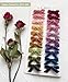 Velvet Mini Bows for Baby Girls, 20pcs Boutique Tiny Baby Hair Clips, Fully Lined Hair Barrettes Alligators for Infants Toddlers Fine Hair by Cherssy