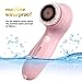 Face Cleansing Brush, 3 in 1 Electric Rotating Facial Cleansing Brush USB Rechargeable Sonic Facial Brush Skin Cleansing for Exfoliation and Deep Scrubbing, Silicone Body Shower Bath Brush - 2 Pack