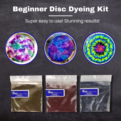 PRO Chemical Disc Golf Dye Starter Kit Personalize Your Discs However