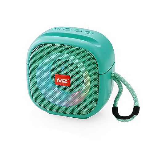 Image of MZ M404SP (Portable Bluetooth Speaker) Dynamic Thunder Sound, in Built RGB Light 5 W Bluetooth Speaker (Green)