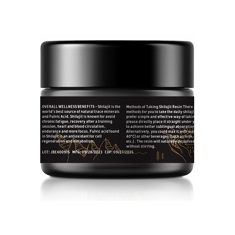 Miniatura 2 de Shilajit puro del Himalaya, 1.76 oz de resina Shilajit - 500 mg para hombres y mujeres