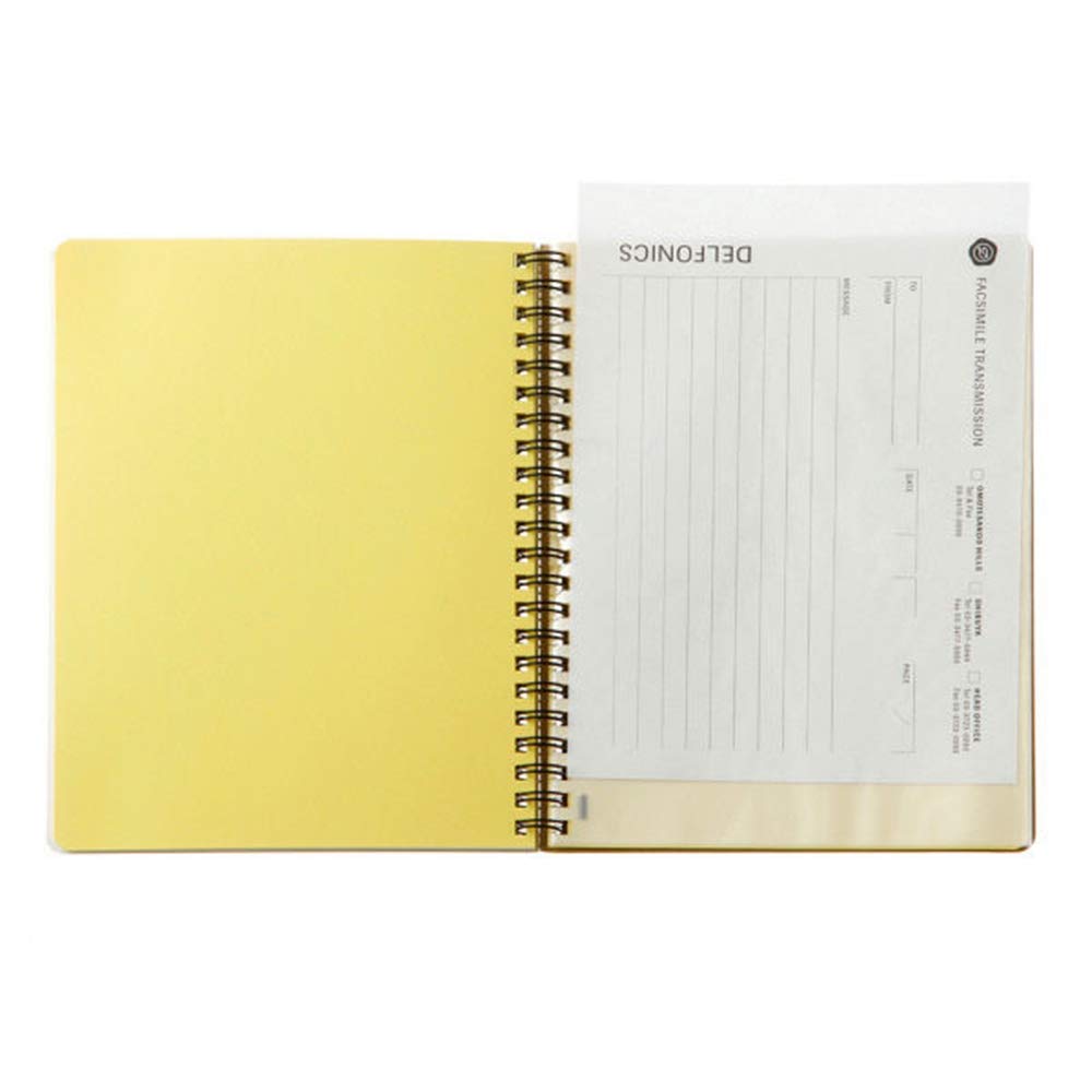 Roruban Delfonics Roruban Pocket Memo A5 Dark Blue & Greige(500056-428,500056-427) - Set di 2 note adesive originali