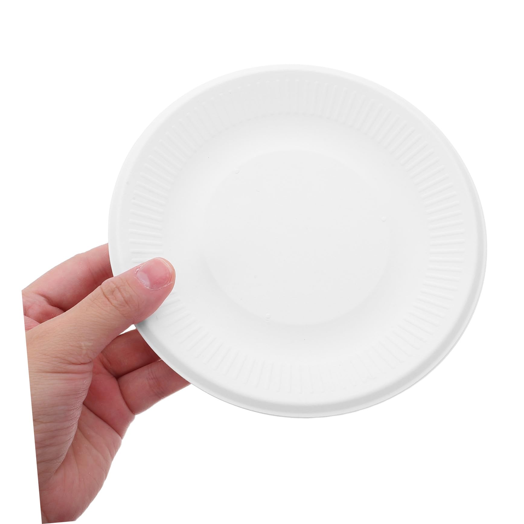 VALICLUD 200 Pezzi Piatti Piatti Rotondi Resistenti per Dolci Antipasti e Snack per Feste Matrimoni Compleanni e Picnic